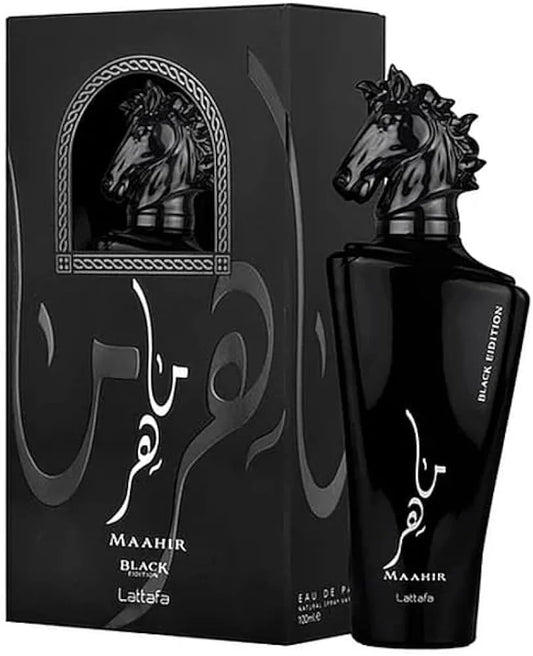 MAAHIR BLACK EDITION Lattafa perfume 100 ml