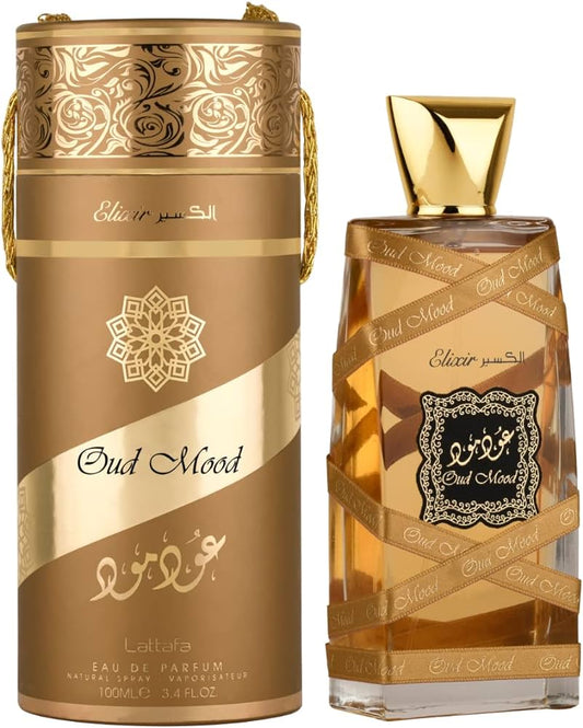 OUD MOOD ELIXIR Lattafa perfume UNISEX 100ml