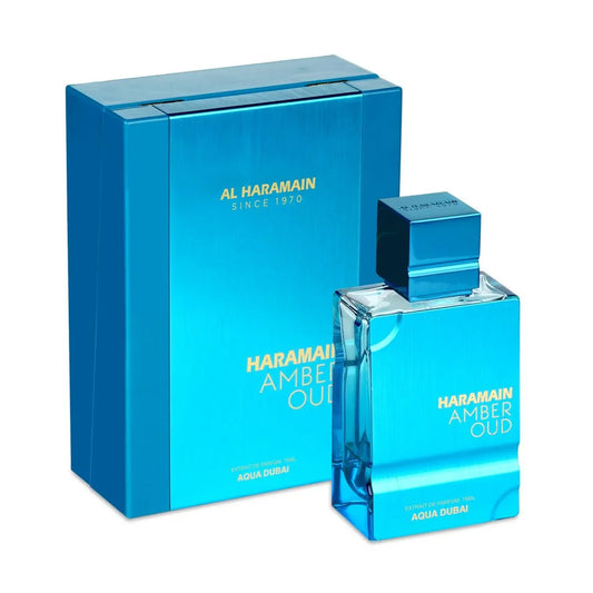 AMBER OUD AQUA DUBAI Al haramain perfume 100 ml